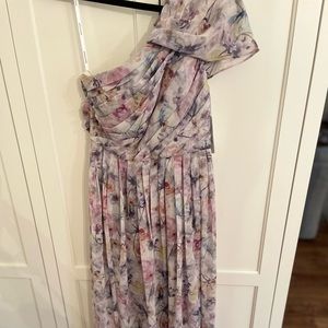 Long floral print gown